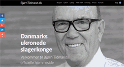 Desktop Screenshot of bjorntidmand.dk